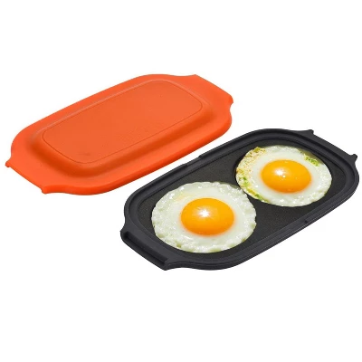 Itopfox Microwave Egg Fryer & Cooker For Breakfast Sandwiches, Poacher & Maker For 2 Eggs, Dishwasher-Safe & BPA-Free, Quick & Easy Microwave Cooking 6 Itopfox Microwave Egg Fryer & Cooker For Breakfast Sandwiches, Poacher & Maker For 2 Eggs, Dishwasher-Safe & BPA-Free, Quick & Easy Microwave Cooking - Image 6