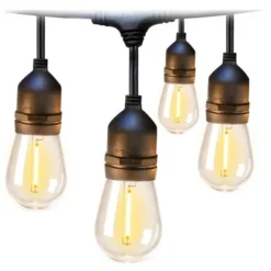 Itopfox LED Outdoor String Lights With Vintage Shatterproof Bulbs, Commercial Grade Weatherproof Strand For Patio Garden Decoration -Itopfox Shop GUEST 2d268793 90b5 4d36 87d8 c708d89e3c64