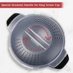 Itopfox Professional Small Microwave Cookware, 1 Quart Steamer For Vegetables, BPA Free & Dishwasher Safe Microwave Cooker -Itopfox Shop GUEST 2dc68d8a 5fb5 4471 8306 92ae2745401c