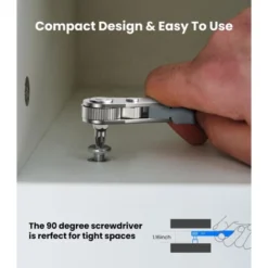 Itopfox 17-in-1 Right Angle Ratcheting Screwdriver Set With Bearing Steel Bits, 36-Tooth Mini Ratchet Wrench, Magnetic Offset ScrewdriveR -Itopfox Shop GUEST 30f00c71 1139 46f8 a518 03e65fba731b