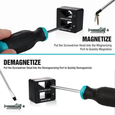 Itopfox 12-Piece Magnetic Screwdriver Set With Phillips And Slotted Tips, S2 Alloy Steel, Includes Magnetizer Demagnetizer And Offset Screwdriver 5 Itopfox 12-Piece Magnetic Screwdriver Set With Phillips And Slotted Tips, S2 Alloy Steel, Includes Magnetizer Demagnetizer And Offset Screwdriver - Image 5