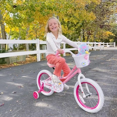 Itopfox Angel Girls Bike For Toddlers And Kids With Training Wheels & Basket, Girls Bicycle With Handbrake & Kickstand For Safe And Fun Riding 3 Itopfox Angel Girls Bike For Toddlers And Kids With Training Wheels & Basket, Girls Bicycle With Handbrake & Kickstand For Safe And Fun Riding - Image 3