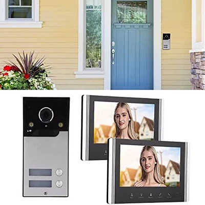 Itopfox Video Intercom System With 7in LCD Screen, HD Video Door Phone Kit For Home, 120° Wide Angle, Easy To Operate, AC100-240V (US Plug) 4 Itopfox Video Intercom System With 7in LCD Screen, HD Video Door Phone Kit For Home, 120° Wide Angle, Easy To Operate, AC100-240V (US Plug) - Image 4