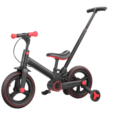 Itopfox 6-in-1 Foldable Toddler Bike With Push Handle, Training Wheels & Pedals For Kids 18-60 Months Adjustable Balance Bike For Boys & Girls 8 Itopfox 6-in-1 Foldable Toddler Bike With Push Handle, Training Wheels & Pedals For Kids 18-60 Months Adjustable Balance Bike For Boys & Girls - Image 8