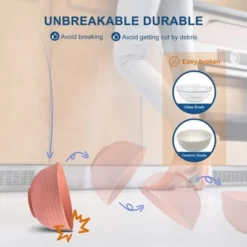 Itopfox BPA Free Unbreakable Wheat Straw Cereal Bowls - Microwave & Dishwasher Safe Soup And Salad Bowls, Set Of 8, Multicolor -Itopfox Shop GUEST 372727d4 fb76 4e5f b72f a1cd6f20bbf7