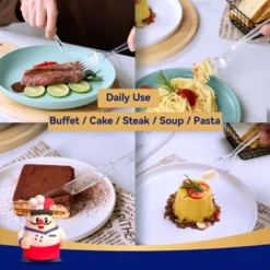 Itopfox 360-Piece Heavy Duty Clear Plastic Silverware Set - Forks, Spoons, Knives Heat Resistant Disposable Utensils For Parties, Events Everyday Use -Itopfox Shop GUEST 386b3e21 3ec9 4b90 aaac 441b809a4832