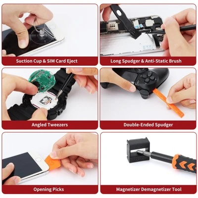 Itopfox 58-in-1 Precision Screwdriver Set With Magnetic Tips & Case For Electronics, Laptops, Watches, Eyeglasses, RC, PS4, Xbox 5 Itopfox 58-in-1 Precision Screwdriver Set With Magnetic Tips & Case For Electronics, Laptops, Watches, Eyeglasses, RC, PS4, Xbox - Image 5