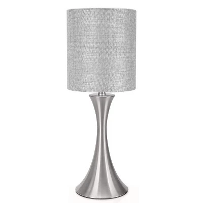 Itopfox 3-Way Touch Control Table Lamp, Dimmable Bedside Desk Lamp With Metal Base, Modern Nightstand Lamp With Grey Shade For Bedroom, Living Room 7 Itopfox 3-Way Touch Control Table Lamp, Dimmable Bedside Desk Lamp With Metal Base, Modern Nightstand Lamp With Grey Shade For Bedroom, Living Room - Image 7
