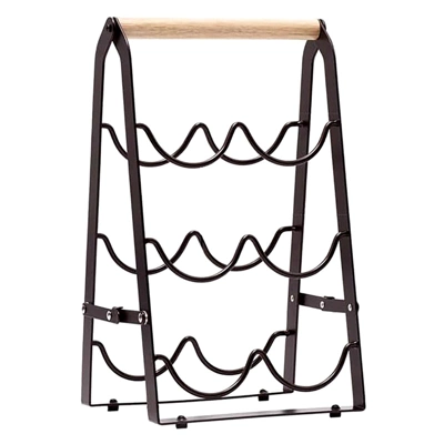 Itopfox Wine Rack, 6 Bottle Wooden Countertop Free Standing Shelf, 3 Tier Bottle Holder Stand For Home Bar Tabletop, Kitchen Storage 7 Itopfox Wine Rack, 6 Bottle Wooden Countertop Free Standing Shelf, 3 Tier Bottle Holder Stand For Home Bar Tabletop, Kitchen Storage - Image 7