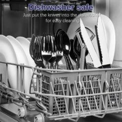 Itopfox Steak Knives Set Of 16 With Serrated Stainless Steel Blades, Triple Rivet Handles, Dishwasher Safe For Home, Restaurant, Parties -Itopfox Shop GUEST 3d37e801 0062 4b00 82b6 0c23a9dc3e39