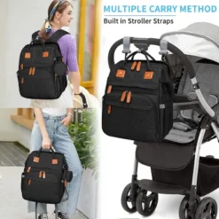 Itopfox Large Capacity Diaper Backpack With Detachable Changing Station, Baby Essentials Organizer For Boys & Girls, Black -Itopfox Shop GUEST 3ddc341f f774 4cd3 bc77 4673b27c2755