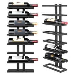 Itopfox 8-Tier Wall Mount Wine Rack For Bottles Display And Storage, Hanging Organizer For Living Room, Dining Room, Wine Cellar, Bar, Black 18 Itopfox 8-Tier Wall Mount Wine Rack For Bottles Display And Storage, Hanging Organizer For Living Room, Dining Room, Wine Cellar, Bar, Black -Itopfox Shop GUEST 3f73b979 ea46 458b b17c b42aae8aed16