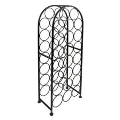 Itopfox 23 Bottle Arched Freestanding Floor Metal Wine Rack Holder Stand For Kitchen Bar Cellar Dining Room Black 11 Itopfox 23 Bottle Arched Freestanding Floor Metal Wine Rack Holder Stand For Kitchen Bar Cellar Dining Room Black -Itopfox Shop GUEST 3f79b254 8828 4342 82c4 cf88669a17c3
