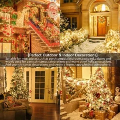 Itopfox 2-Pack 50-Count Clear Christmas Lights With White Wire, Warm White Mini String Lights For Holiday, Xmas Tree, Party, Wedding, Decorations -Itopfox Shop GUEST 4367b4a2 f905 4892 8736 b21f0c07324b