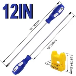Itopfox 2-Piece Long Screwdriver Set With Magnetic Tips, Slotted & Phillips Head, Rubber Grip Handle For Secure And Comfortable Use -Itopfox Shop GUEST 456970af fba3 4dbf a977 93ad63d4c267