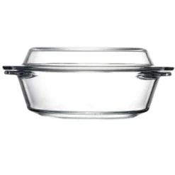 Itopfox Clear Round Glass Casserole With Lid, Microwave & Oven Safe Bakeware, Freezer & Dishwasher Friendly, Easy Grab Baking Dish -Itopfox Shop GUEST 45728224 5f03 4bb6 9a58 b435d840d906