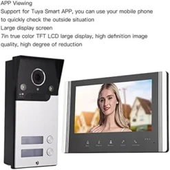 Itopfox Video Intercom System With 7in LCD Screen, HD Video Door Phone Kit For Home, 120° Wide Angle, Easy To Operate, AC100-240V (US Plug) 15 Itopfox Video Intercom System With 7in LCD Screen, HD Video Door Phone Kit For Home, 120° Wide Angle, Easy To Operate, AC100-240V (US Plug) -Itopfox Shop GUEST 468154b8 10cf 4db3 8697 29e562dafa35