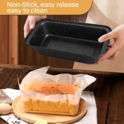 Itopfox 6-Piece Non-Stick Bakeware Set, Stackable Baking Pans For Even Heating, Includes Muffin Pan, Loaf Pan, Round & Square Cake Pans, Cooling Rack 13 Itopfox 6-Piece Non-Stick Bakeware Set, Stackable Baking Pans For Even Heating, Includes Muffin Pan, Loaf Pan, Round & Square Cake Pans, Cooling Rack -Itopfox Shop GUEST 47a0b42b 0625 4611 a1f1 0415ac8949e1