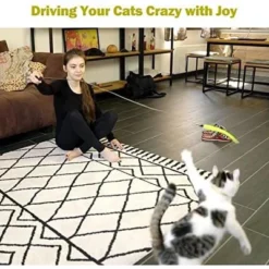 Itopfox Interactive Cat Toy With Retractable Wand & Feather Refills For Indoor Cats To Chase, Exercise & Play -Itopfox Shop GUEST 47bd0213 d911 4bbe 8803 25bc5d6ab03c