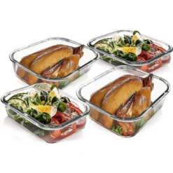 Itopfox Extra Large Glass Food Storage And Baking Containers Set With Airtight Lids, Microwave, Oven, Freezer And Dishwasher Safe 9 Itopfox Extra Large Glass Food Storage And Baking Containers Set With Airtight Lids, Microwave, Oven, Freezer And Dishwasher Safe -Itopfox Shop GUEST 47deaab8 d898 4b8f b762 f8d5868ab246
