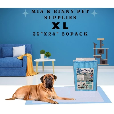 Itopfox 20 Pcs Blue Pee Pads, 6-Layer, Ultra Absorbent, Leak-Proof, Quick-Dry, For Dogs, Cats, Rabbits, Chinchillas & Small Pets 3 Itopfox 20 Pcs Blue Pee Pads, 6-Layer, Ultra Absorbent, Leak-Proof, Quick-Dry, For Dogs, Cats, Rabbits, Chinchillas & Small Pets - Image 3