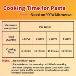 Itopfox Microwave Pasta Cooker With Strainer Lid, Water Level & Portion Measuring Device For Quick Meals, Ideal For Dorm, Office & Apartment Kitchens 12 Itopfox Microwave Pasta Cooker With Strainer Lid, Water Level & Portion Measuring Device For Quick Meals, Ideal For Dorm, Office & Apartment Kitchens -Itopfox Shop GUEST 4e0c7bbb e716 421e a7fb 863f965428db