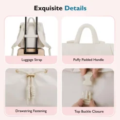 Itopfox Compact Diaper Backpack For Travel, Lightweight Quilted Baby Bag With Stroller Straps & Changing Pad, 11 Pockets -Itopfox Shop GUEST 4f340aed 95d1 46cc ac81 14f4f87c5764