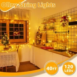 Itopfox 120LED String Lights, Waterproof Connectable Fairy Lights With Timer 8 Modes, Warm White Plug In Christmas Light For Indoor Outdoor Decor -Itopfox Shop GUEST 52c06c77 54ed 4353 83e0 29e9de468b61