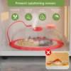 Itopfox Microwave Splatter Cover With Built-in Steamer - Steam Guard For Even Heating, Prevents Splashes, Durable Handle, Keeps Food Moist & Fresh