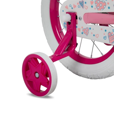 Itopfox Angel Girls Bike For Toddlers And Kids With Training Wheels & Basket, Girls Bicycle With Handbrake & Kickstand For Safe And Fun Riding 6 Itopfox Angel Girls Bike For Toddlers And Kids With Training Wheels & Basket, Girls Bicycle With Handbrake & Kickstand For Safe And Fun Riding - Image 6