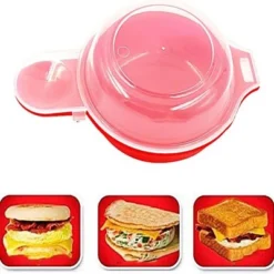 Itopfox Microwave Egg Muffin Breakfast Sandwich Maker - Cooks Perfect Round Eggs In 1 Minute, Non-Stick, Easy To Clean, Includes 2 Egg Cookers -Itopfox Shop GUEST 58fc6a37 fcda 47c1 9a72 4869d9dcbd7e