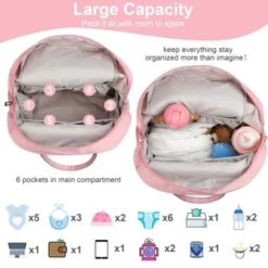 Itopfox Large Capacity Multifunctional Diaper Backpack For Travel & Hospital Use With Multiple Pockets - Pink 12 Itopfox Large Capacity Multifunctional Diaper Backpack For Travel & Hospital Use With Multiple Pockets - Pink -Itopfox Shop GUEST 5973d351 4a17 4f13 862b b7be746c39c6