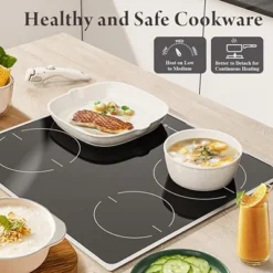 Itopfox 19-Piece Non-Stick Ceramic Cookware Set With Removable Handles, Induction Safe, Oven & Dishwasher Safe, PFAS/PTFE/PFOA Free, Cream White 11 Itopfox 19-Piece Non-Stick Ceramic Cookware Set With Removable Handles, Induction Safe, Oven & Dishwasher Safe, PFAS/PTFE/PFOA Free, Cream White -Itopfox Shop GUEST 59a7e53c 73d0 45d8 935c b3f87b25ff82