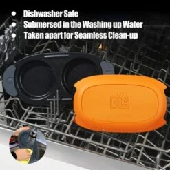 Itopfox Quick-Heat Microwave Egg Cooker, Poacher & Fryer Multi-Use For Breakfast Sandwiches, Dishwasher Safe, Portable For Home, Travel, Gifts Orange -Itopfox Shop GUEST 59e0811c 5c67 4674 bda7 deb94222675e