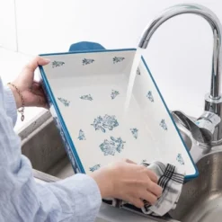 Itopfox 3-Piece Ceramic Baking Dish Set For Lasagna, Casseroles, Gratin & Desserts, Oven, Microwave & Freezer Safe, Rose Pattern Design -Itopfox Shop GUEST 5a3392e0 465d 4664 a4b1 6f224d09697b