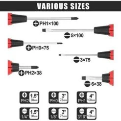 Itopfox Magnetic Screwdriver Set, 6-Piece Tool With 3 Phillips & 3 Flat Head, Professional Cushion Grip For Comfortable Use -Itopfox Shop GUEST 5b517700 a376 4d56 a48f 9880b3374548