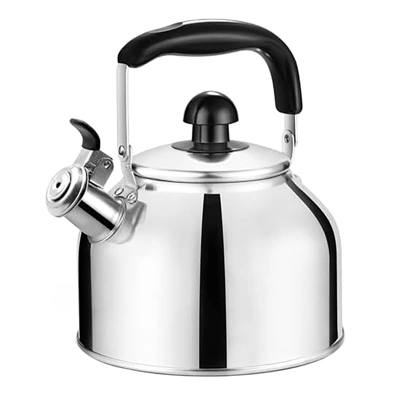 Itopfox Stainless Steel Whistling Tea Kettle For Stovetop, 2.64 QT With Cool Grip Handle, Fast Boiling For Tea, Coffee, Milk, Durable & Safe 7 Itopfox Stainless Steel Whistling Tea Kettle For Stovetop, 2.64 QT With Cool Grip Handle, Fast Boiling For Tea, Coffee, Milk, Durable & Safe - Image 7