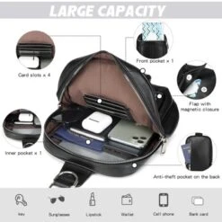 Itopfox 2-in-1 Sling Backpack With Removable Straps, Crossbody Purse For Women, Faux Leather Fanny Pack, Travel & Diaper Bag -Itopfox Shop GUEST 5c5bbde7 221a 4d49 bc85 b42c40e49c44