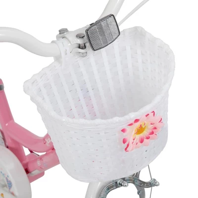 Itopfox Angel Girls Bike For Toddlers And Kids With Training Wheels & Basket, Girls Bicycle With Handbrake & Kickstand For Safe And Fun Riding 4 Itopfox Angel Girls Bike For Toddlers And Kids With Training Wheels & Basket, Girls Bicycle With Handbrake & Kickstand For Safe And Fun Riding - Image 4