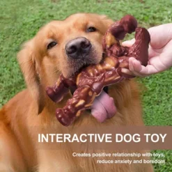 Itopfox Indestructible Dog Chew Toy For Aggressive Chewers, Extreme Tough Bone For Large Dogs, Real Beef Flavored, Long Lasting Chew Toy For Medium -Itopfox Shop GUEST 5d36a66f 8583 4947 8cdd 2a4d5ce16309