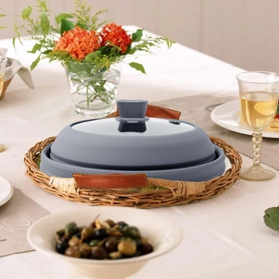 Itopfox Microwave Splatter Cover With Collapsible Design, Silicone Handle, And Steam Vent Hole For Safe And Even Cooking 6 Itopfox Microwave Splatter Cover With Collapsible Design, Silicone Handle, And Steam Vent Hole For Safe And Even Cooking - Image 6