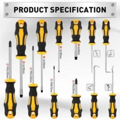 Itopfox 13-Piece Screwdriver Set With Magnetic Tips, Phillips & Flat Heads, Precision Hook For Fastening, Loosening, Automotive & Household Use -Itopfox Shop GUEST 5fe37335 9b96 4b25 a2ef fe9f4aff465a