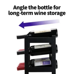 Itopfox 3-Tier Bamboo Wine Rack, Sturdy And Durable Wine Storage Cabinet Shelf For Pantry, Kitchen, Holds 12 Bottles Securely 10 Itopfox 3-Tier Bamboo Wine Rack, Sturdy And Durable Wine Storage Cabinet Shelf For Pantry, Kitchen, Holds 12 Bottles Securely -Itopfox Shop GUEST 602876de b448 472c bf00 e30a307d7a90