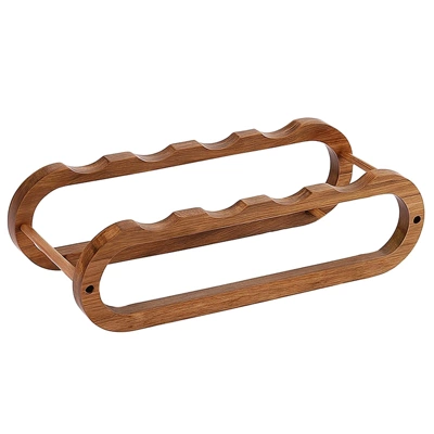 Itopfox Adjustable Wine Rack And Water Bottle Organizer For Cabinet And Countertop - 2 In 1 Acacia Wood Storage Solution 7 Itopfox Adjustable Wine Rack And Water Bottle Organizer For Cabinet And Countertop - 2 In 1 Acacia Wood Storage Solution - Image 7