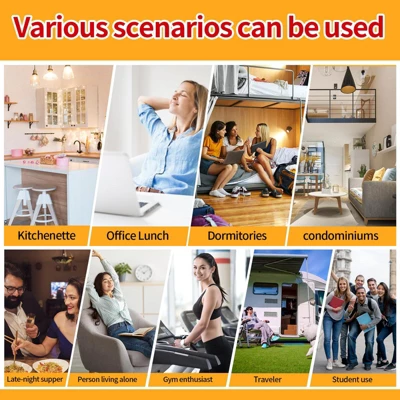 Itopfox Microwave Pasta Cooker With Strainer Lid, Water Level & Portion Measuring Device For Quick Meals, Ideal For Dorm, Office & Apartment Kitchens 4 Itopfox Microwave Pasta Cooker With Strainer Lid, Water Level & Portion Measuring Device For Quick Meals, Ideal For Dorm, Office & Apartment Kitchens - Image 4