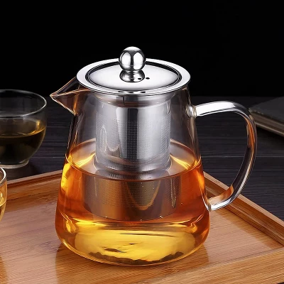 Itopfox Mini Glass Teapot With Removable Stainless Steel Infuser For Blooming & Loose Leaf Tea, Microwave & Stovetop Safe 4 Itopfox Mini Glass Teapot With Removable Stainless Steel Infuser For Blooming & Loose Leaf Tea, Microwave & Stovetop Safe - Image 4