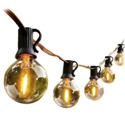 Itopfox 100ft Outdoor String Lights Waterproof Connectable Dimmable With 62 LED Shatterproof Bulb UL Listed G40 Globe Patio Lights For Backyard Porch -Itopfox Shop GUEST 63f6ddc8 0ef7 4a26 8e81 786809845f96