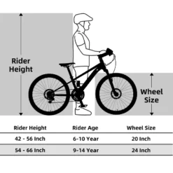 Itopfox Kids Mountain Bike For Boys And Girls, 21-Speed Bicycle With Front Suspension And Disc Brakes, Multiple Colors For Ages 6-14 -Itopfox Shop GUEST 668c620a 44ac 4813 801b c95ddbbb6fa8