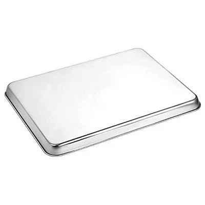 Itopfox Stainless Steel Baking Sheet Set Of 3, Non Toxic & Heavy Duty Cookie Sheets, Easy Clean & Rust Resistant For Toaster Ovens & Serving 6 Itopfox Stainless Steel Baking Sheet Set Of 3, Non Toxic & Heavy Duty Cookie Sheets, Easy Clean & Rust Resistant For Toaster Ovens & Serving - Image 6
