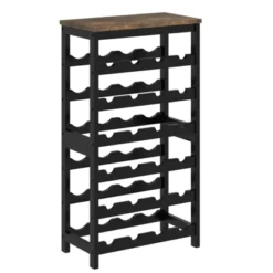 Itopfox 6-Tier Bamboo Wine Rack Freestanding Floor, 24 Bottles Wine Storage Shelves With Table Top, Stackable Display For Kitchen, Bar Rustic Brown 15 Itopfox 6-Tier Bamboo Wine Rack Freestanding Floor, 24 Bottles Wine Storage Shelves With Table Top, Stackable Display For Kitchen, Bar Rustic Brown -Itopfox Shop GUEST 6c216161 eb5e 4064 abea e3701a9b2604